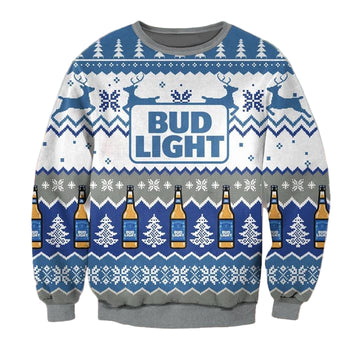 Bud Light Beer Ugly Christmas Sweater 2022 ? Usalast