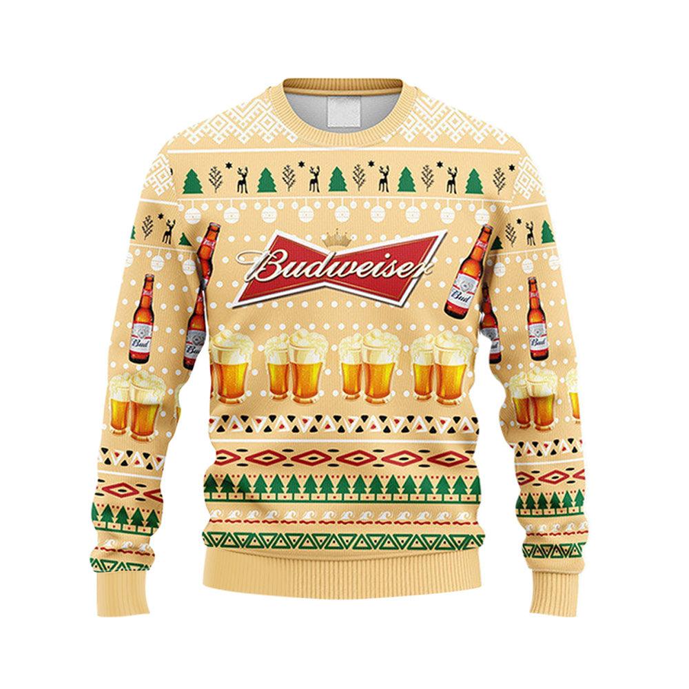Budweiser Novelty Christmas Ugly Sweater – Moonbestprint