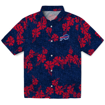 Buffalo Bills Hawaiian Shirt - 50th State Flower | Moonbestprint