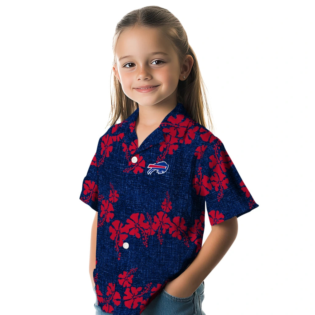 Buffalo Bills Hawaiian Shirt - 50th State Flower | Moonbestprint