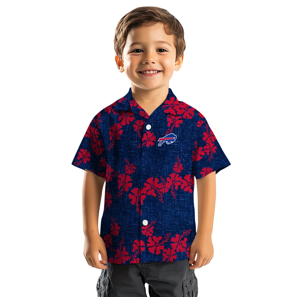 Buffalo Bills Hawaiian Shirt - 50th State Flower | Moonbestprint