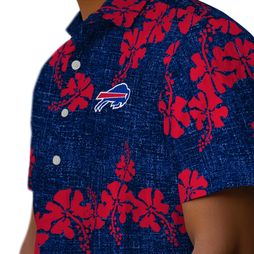 Buffalo Bills Hawaiian Shirt - 50th State Flower | Moonbestprint