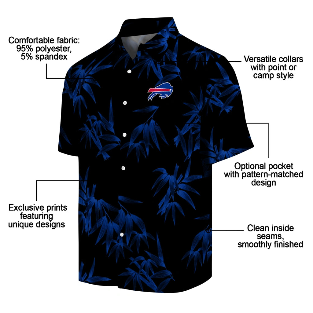 Buffalo Bills Hawaiian Shirt - Bamboo Branches | Moonbestprint