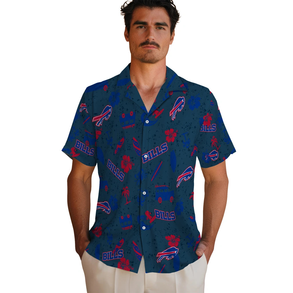 Buffalo Bills Hawaiian Shirt - Beach Vibe | Moonbestprint