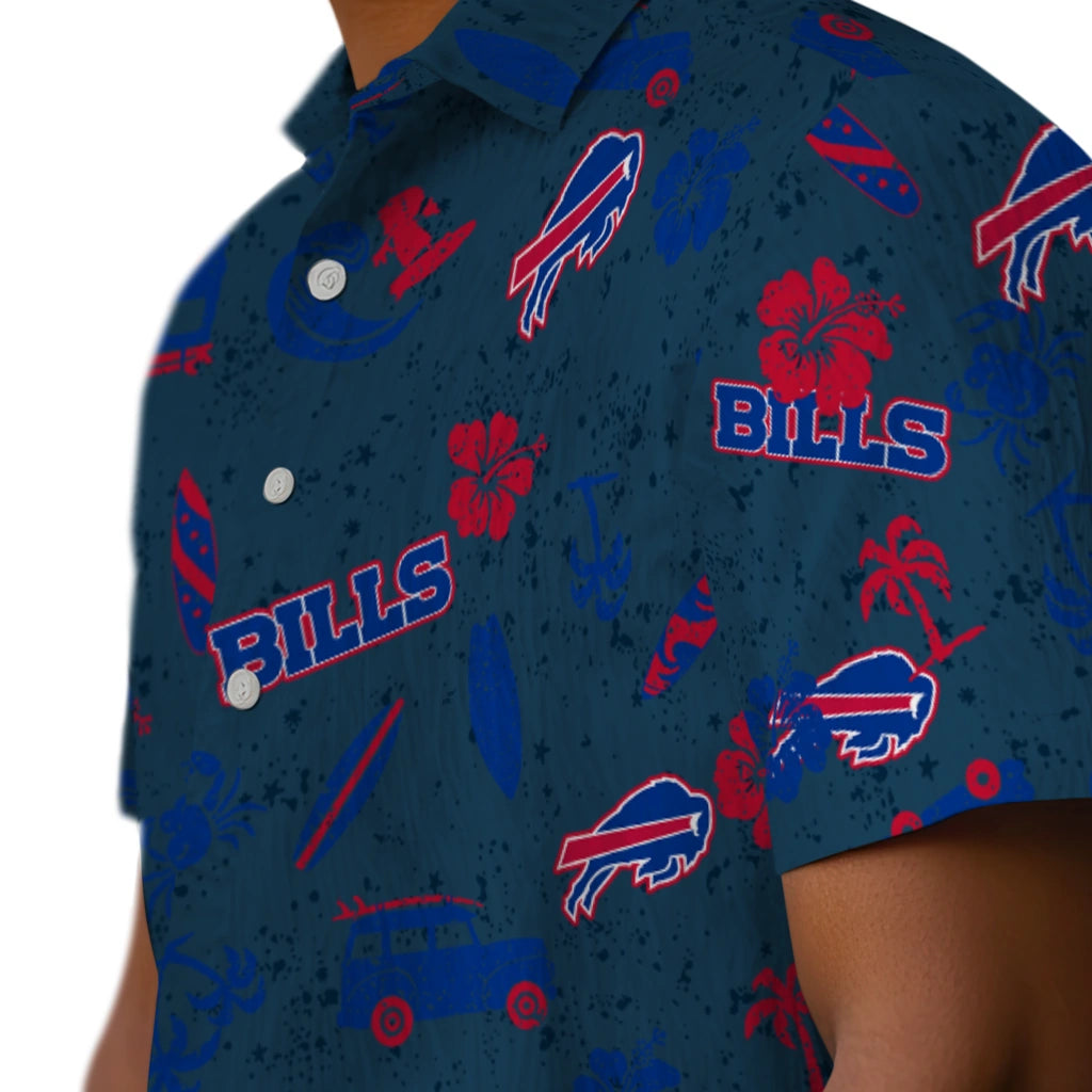 Buffalo Bills Hawaiian Shirt - Beach Vibe | Moonbestprint