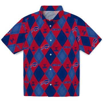 Buffalo Bills Hawaiian Shirt - Golfing Plaid | Moonbestprint