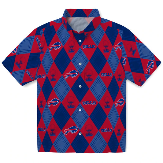 Buffalo Bills Hawaiian Shirt - Golfing Plaid | Moonbestprint