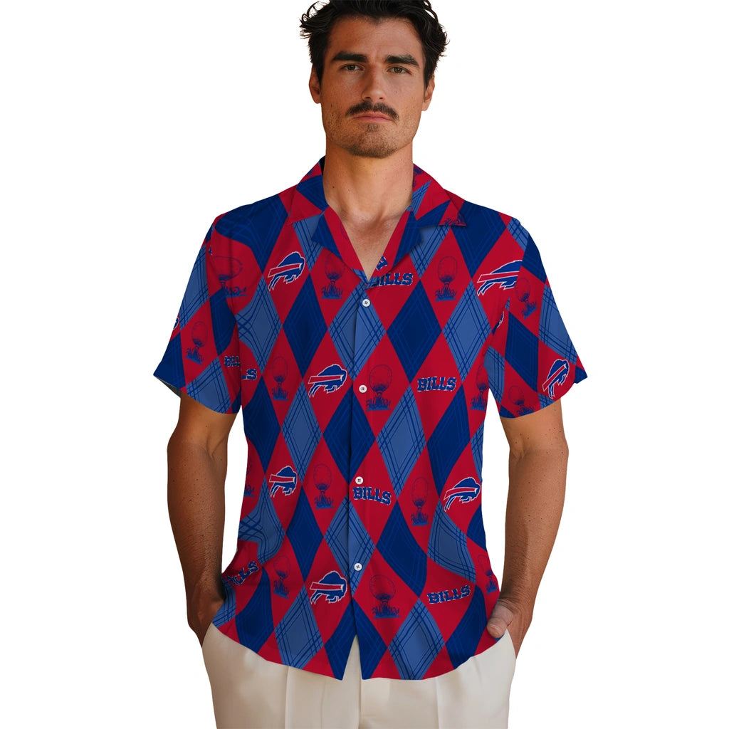 Buffalo Bills Hawaiian Shirt - Golfing Plaid | Moonbestprint