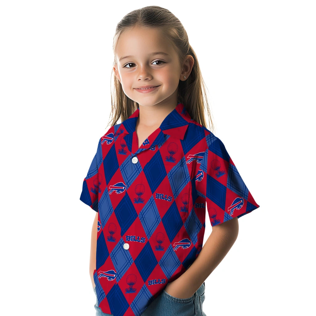 Buffalo Bills Hawaiian Shirt - Golfing Plaid | Moonbestprint