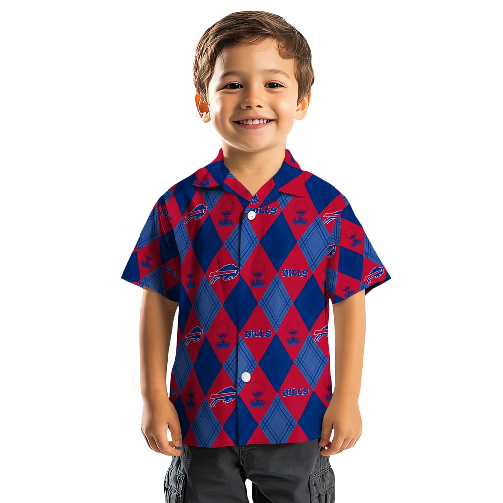Buffalo Bills Hawaiian Shirt - Golfing Plaid | Moonbestprint