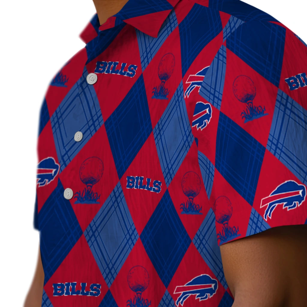 Buffalo Bills Hawaiian Shirt - Golfing Plaid | Moonbestprint