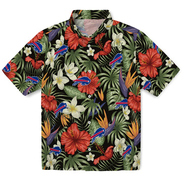 Buffalo Bills Hawaiian Shirt - Hawaii Floral Hibiscus | Moonbestprint