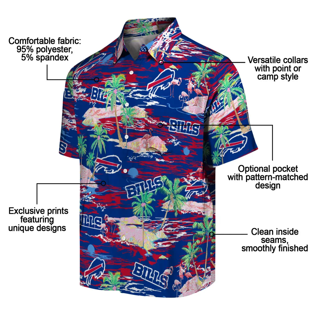 Buffalo Bills Hawaiian Shirt - Hawaii Island | Moonbestprint