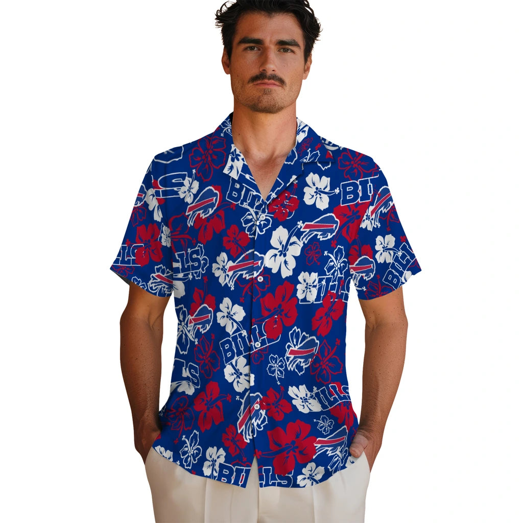 Buffalo Bills Hibiscus Bloom Hawaiian Shirt – Moonbestprint