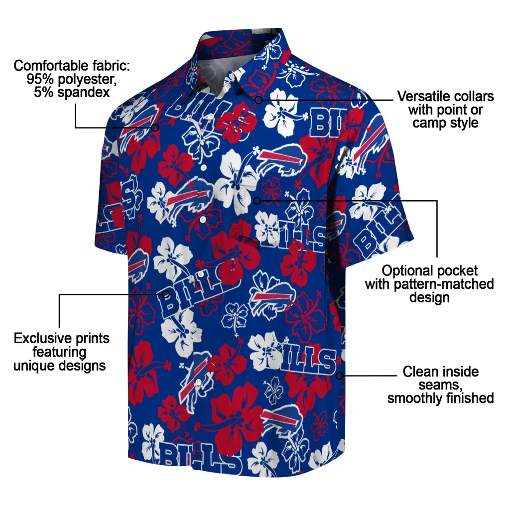 Buffalo Bills Hibiscus Bloom Hawaiian Shirt – Moonbestprint