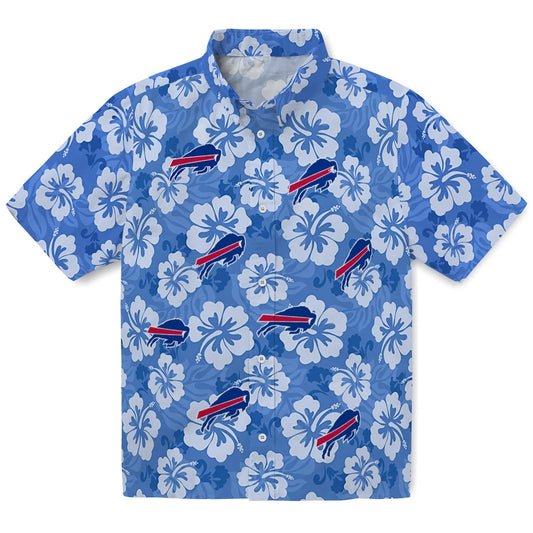 Buffalo Bills Hawaiian Shirt - Hibiscus Cluster | Moonbestprint