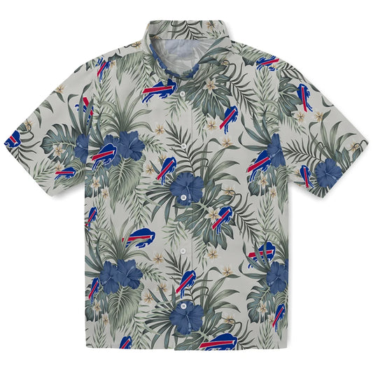 Buffalo Bills Hawaiian Shirt - Hibiscus Designs | Moonbestprint