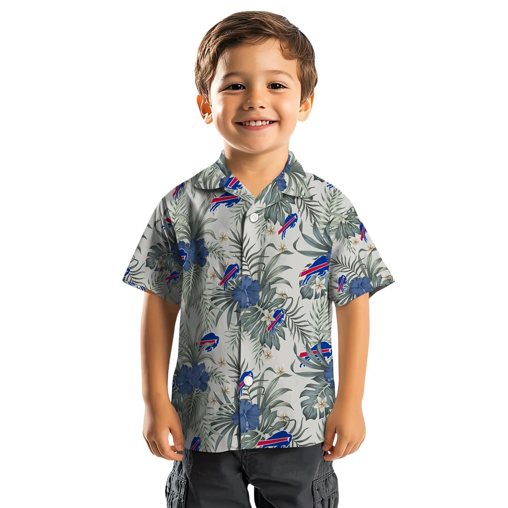 Buffalo Bills Hawaiian Shirt - Hibiscus Designs | Moonbestprint