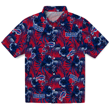Buffalo Bills Hawaiian Shirt - Hibiscus Exotic | Moonbestprint