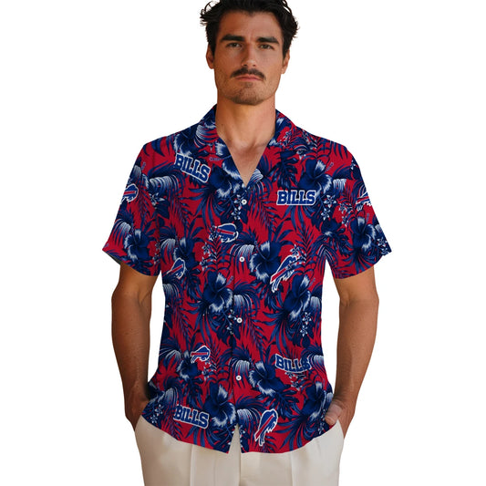 Buffalo Bills Hawaiian Shirt - Hibiscus Exotic | Moonbestprint