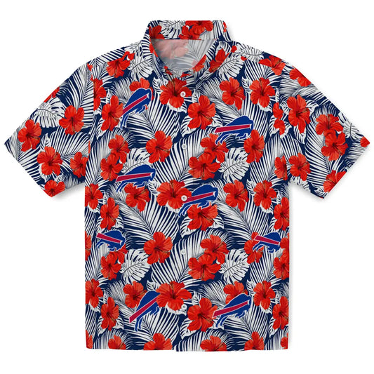 Buffalo Bills Hawaiian Shirt - Hibiscus Fiesta | Moonbestprint
