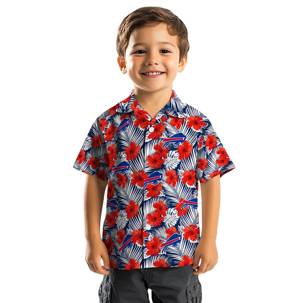 Buffalo Bills Hawaiian Shirt - Hibiscus Fiesta | Moonbestprint