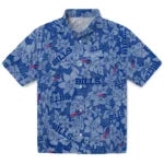 Buffalo Bills Hawaiian Shirt - Hibiscus Oasis | Moonbestprint