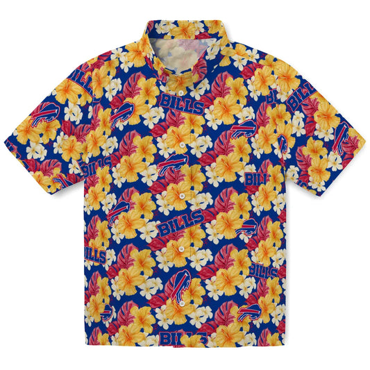 Buffalo Bills Hawaiian Shirt - Hibiscus Tropics | Moonbestprint