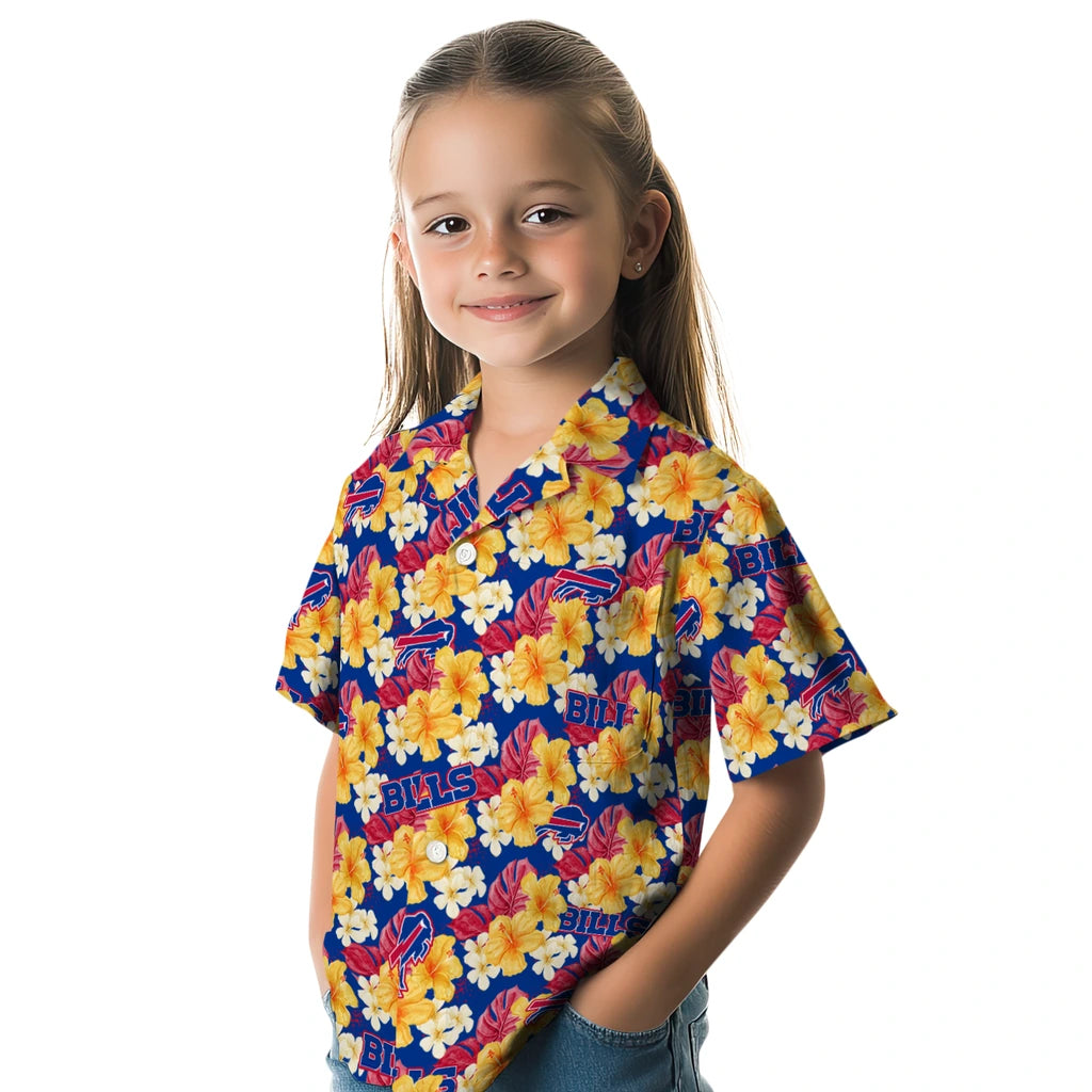 Buffalo Bills Hawaiian Shirt - Hibiscus Tropics | Moonbestprint