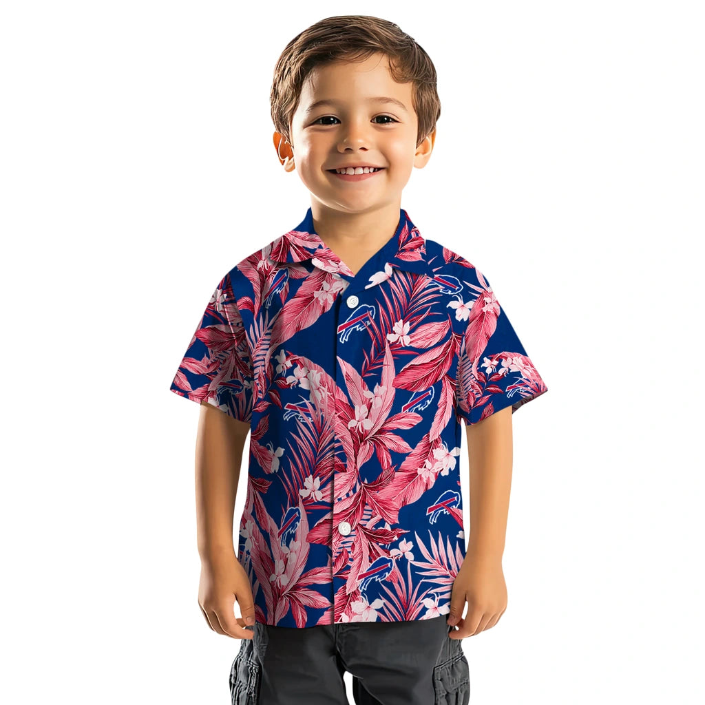 Buffalo Bills Hawaiian Shirt - Palm Leaves | Moonbestprint