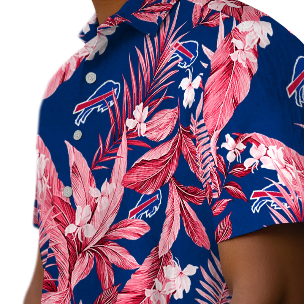Buffalo Bills Hawaiian Shirt - Palm Leaves | Moonbestprint