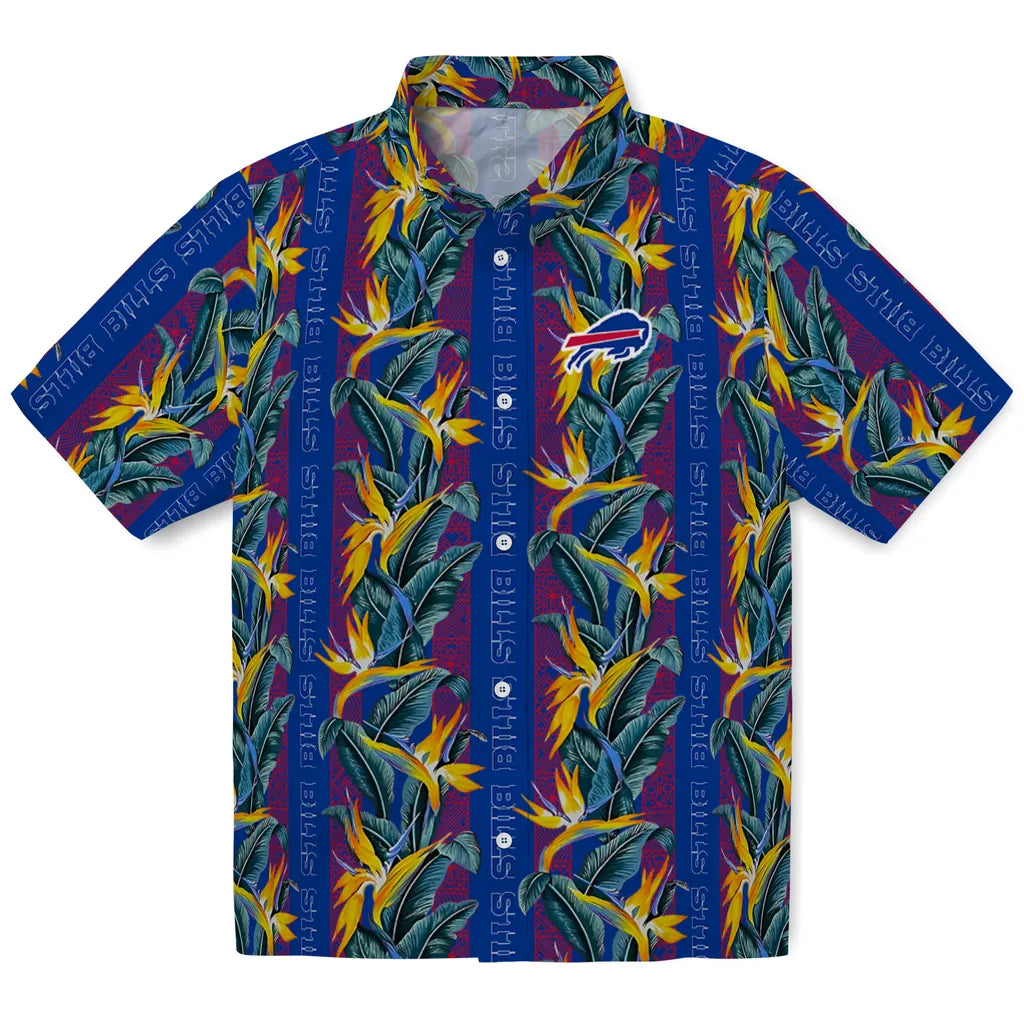 Buffalo Bills Hawaiian Shirt - Paradise Vines | Moonbestprint