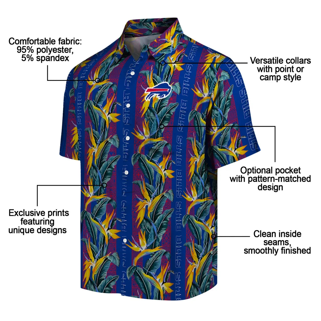 Buffalo Bills Hawaiian Shirt - Paradise Vines | Moonbestprint