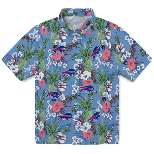Buffalo Bills Hawaiian Shirt - Pineapple Bouquet | Moonbestprint