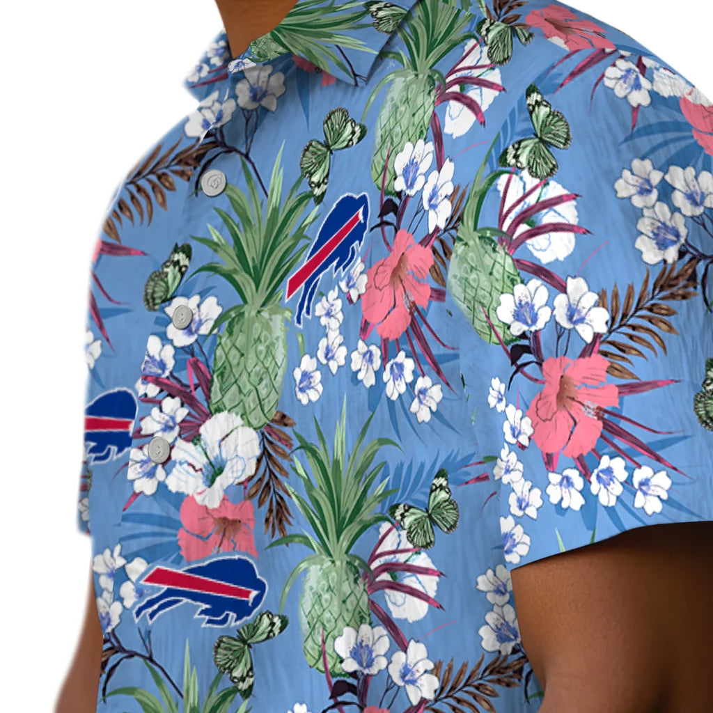 Buffalo Bills Hawaiian Shirt - Pineapple Bouquet | Moonbestprint