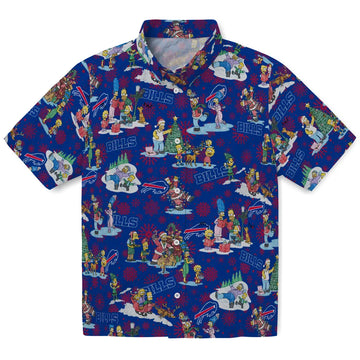 Buffalo Bills Hawaiian Shirt - Simpsons Christmas | Moonbestprint