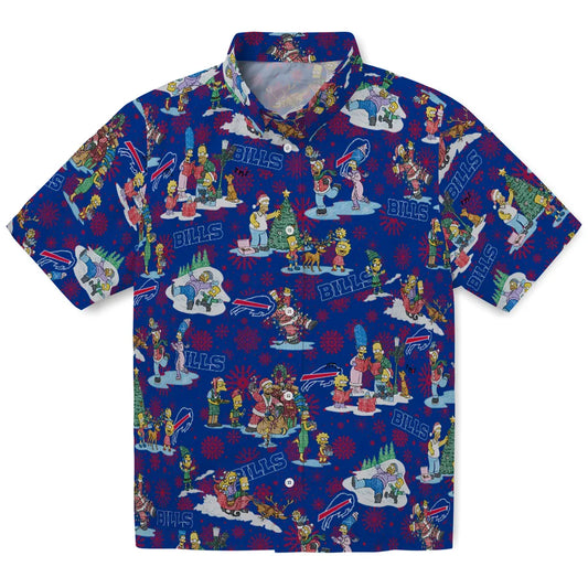 Buffalo Bills Hawaiian Shirt - Simpsons Christmas | Moonbestprint