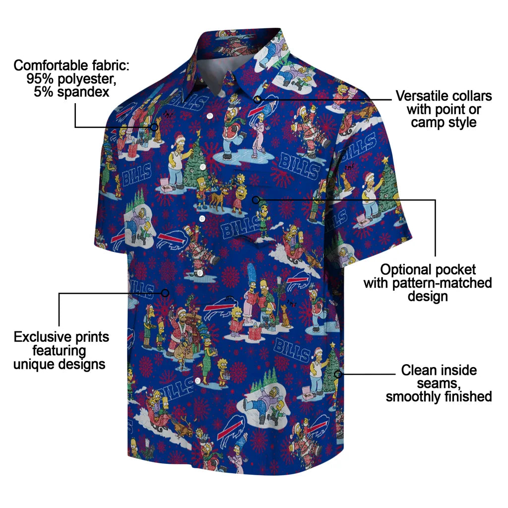 Buffalo Bills Hawaiian Shirt - Simpsons Christmas | Moonbestprint