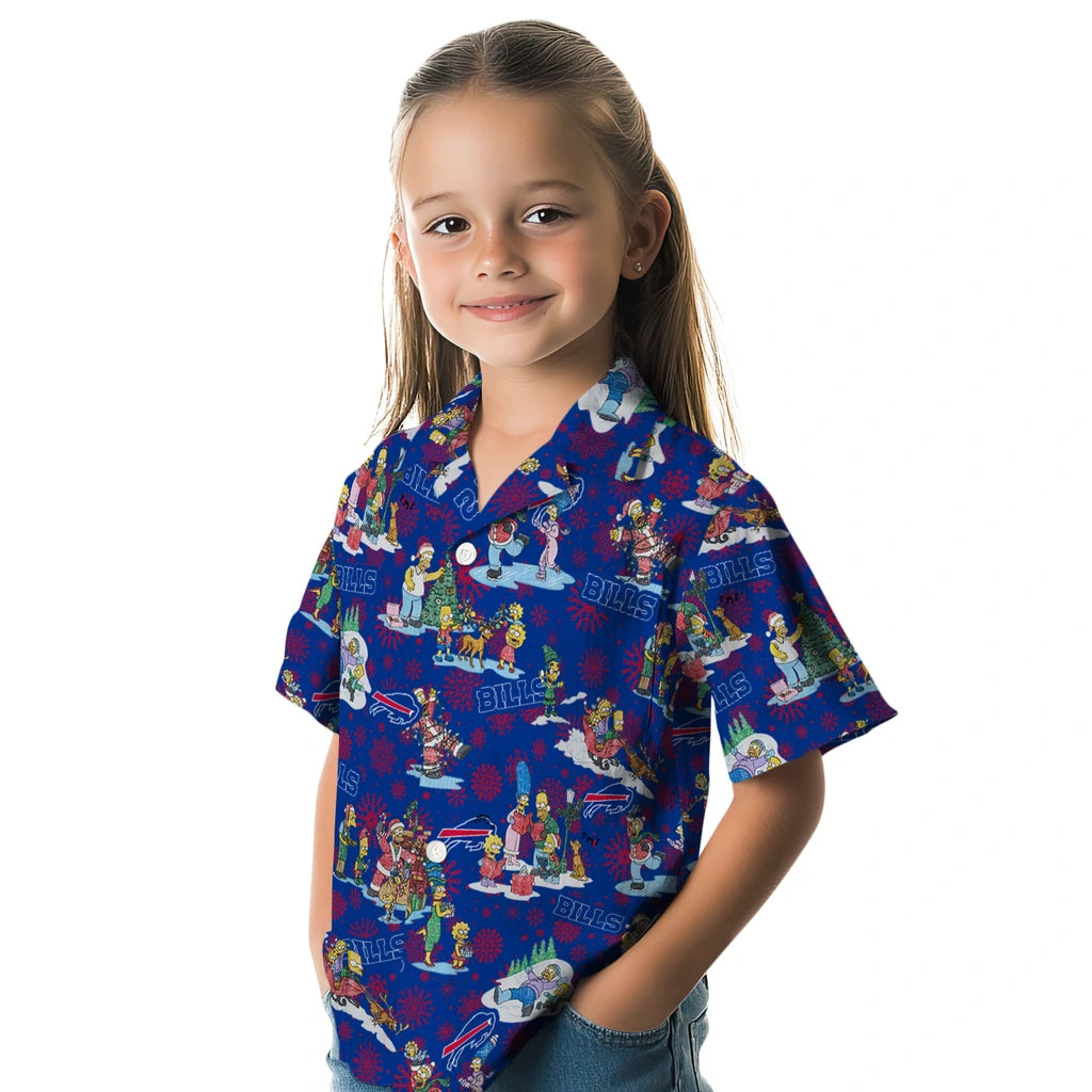 Buffalo Bills Hawaiian Shirt - Simpsons Christmas | Moonbestprint
