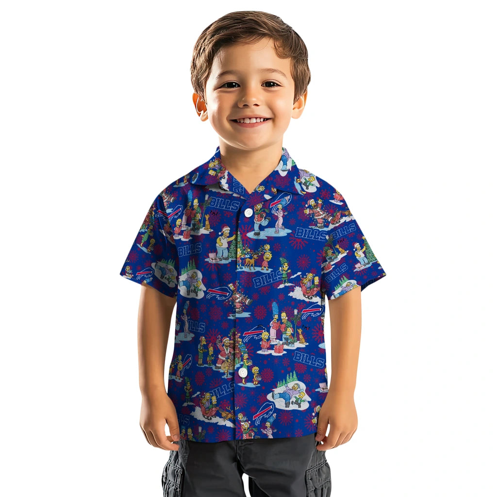Buffalo Bills Hawaiian Shirt - Simpsons Christmas | Moonbestprint