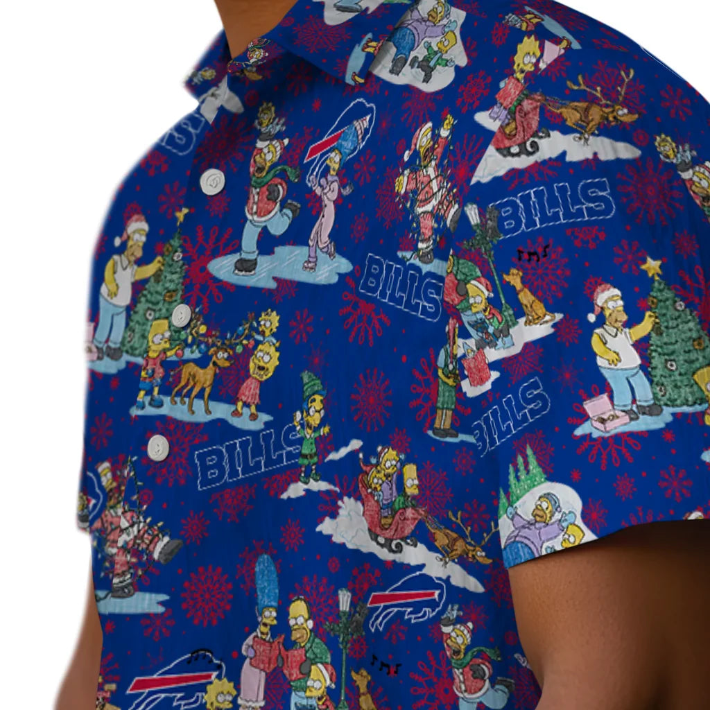 Buffalo Bills Hawaiian Shirt - Simpsons Christmas | Moonbestprint