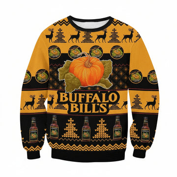 Buffalo Bills Pumpkin Ale 3D Printed Ugly Sweater ? Usalast