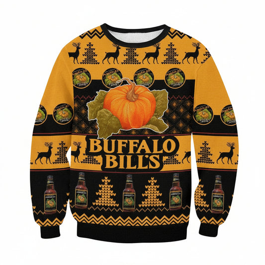 Buffalo Bills Pumpkin Ale 3D Printed Ugly Sweater ? Usalast