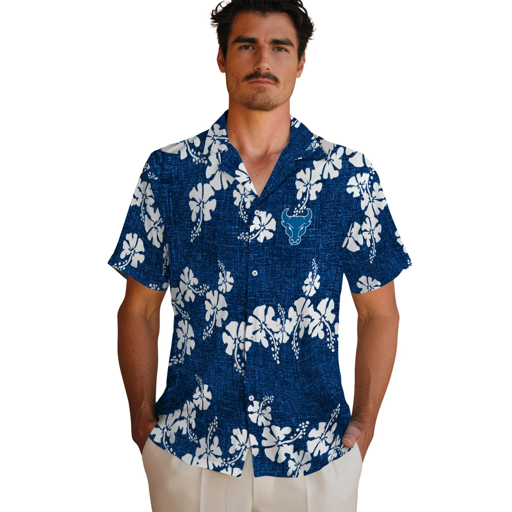 Buffalo Bulls Hawaiian Shirt - 50th State Flower | Moonbestprint