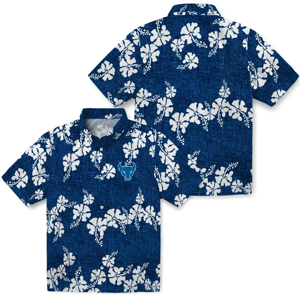 Buffalo Bulls Hawaiian Shirt - 50th State Flower | Moonbestprint