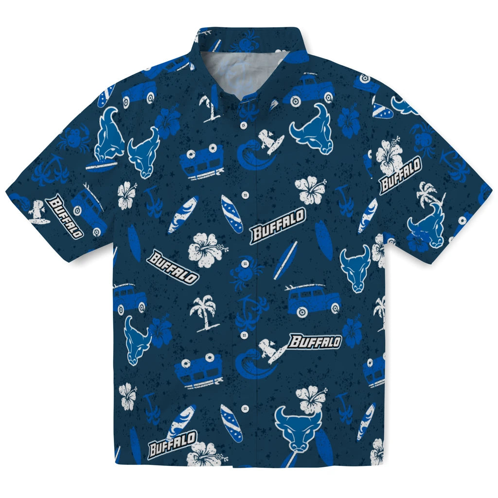 Buffalo Bulls Hawaiian Shirt - Beach Vibe | Moonbestprint