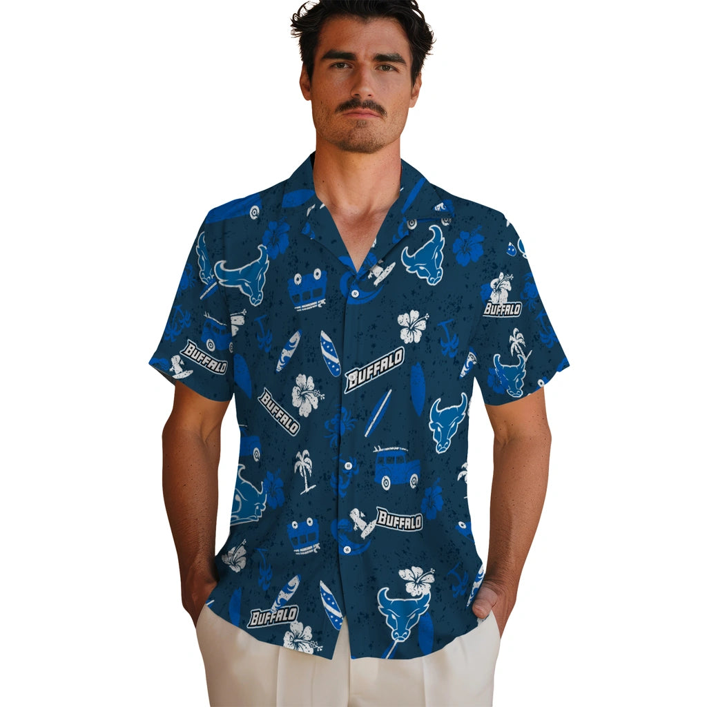 Buffalo Bulls Hawaiian Shirt - Beach Vibe | Moonbestprint