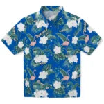 Buffalo Bulls Hawaiian Shirt - Flamingo and Hibiscus | Moonbestprint