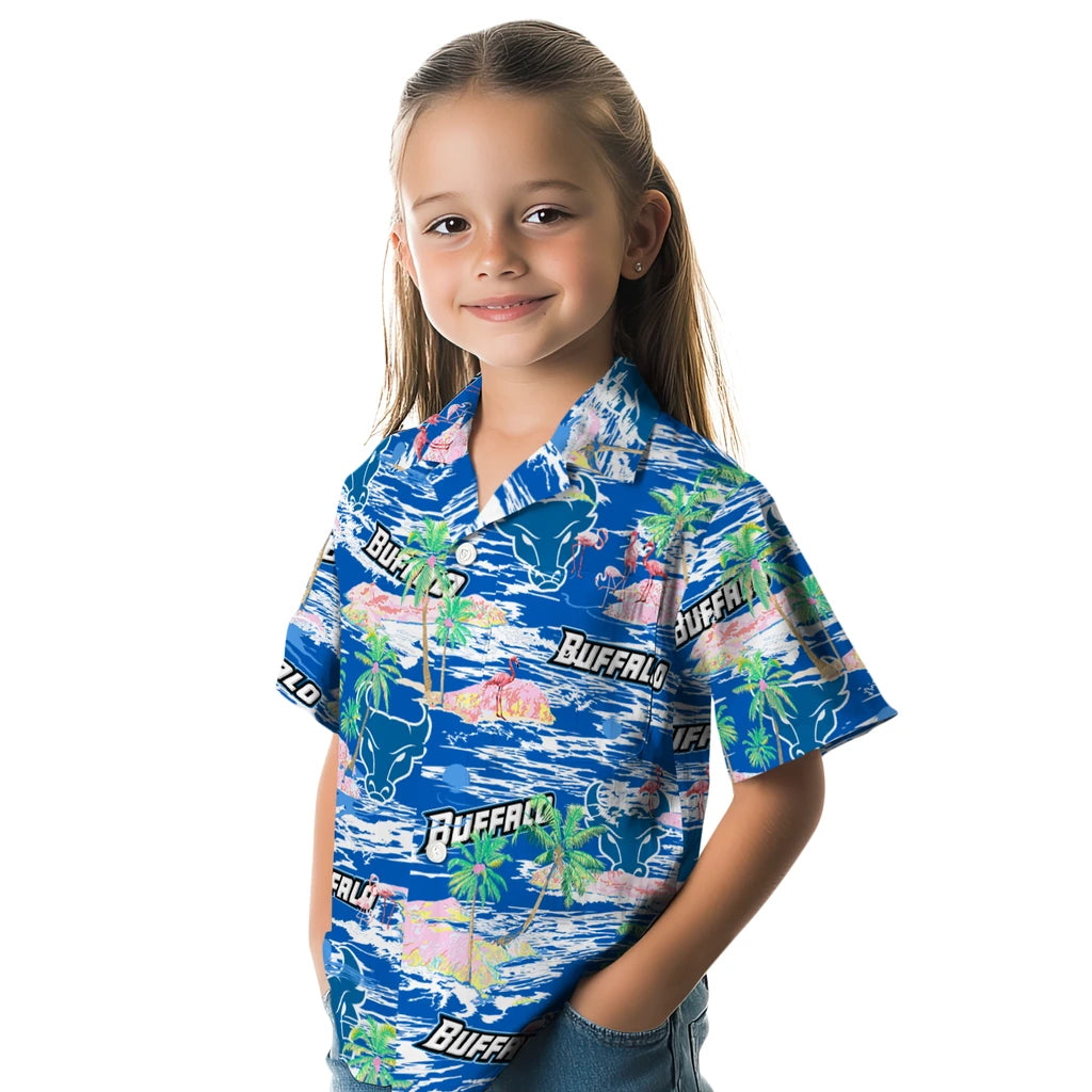 Buffalo Bulls Flamingo Retreat 2026 Hawaiian Shirt – Moonbestprint