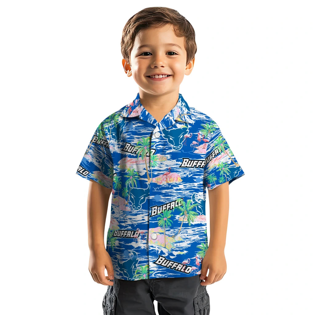 Buffalo Bulls Flamingo Retreat 2026 Hawaiian Shirt – Moonbestprint